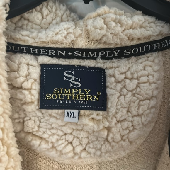 Simply Southern Furry Tan Jacket - Picture 3 of 8